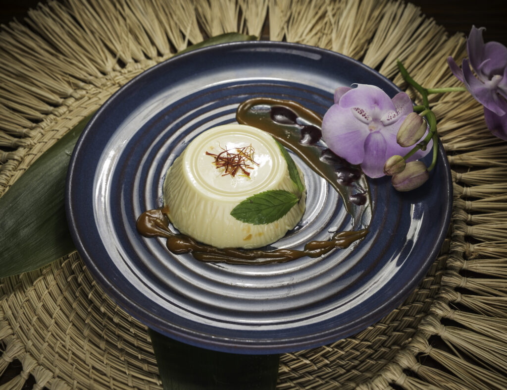 Mystic Thai’s signature Thai cake for an unforgettable end to your meal.