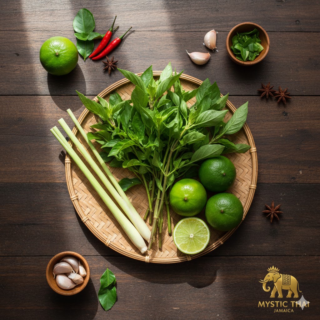 Healing Through Thai Aromatics: The Wellness Benefits of Lemongrass, Basil & Lime