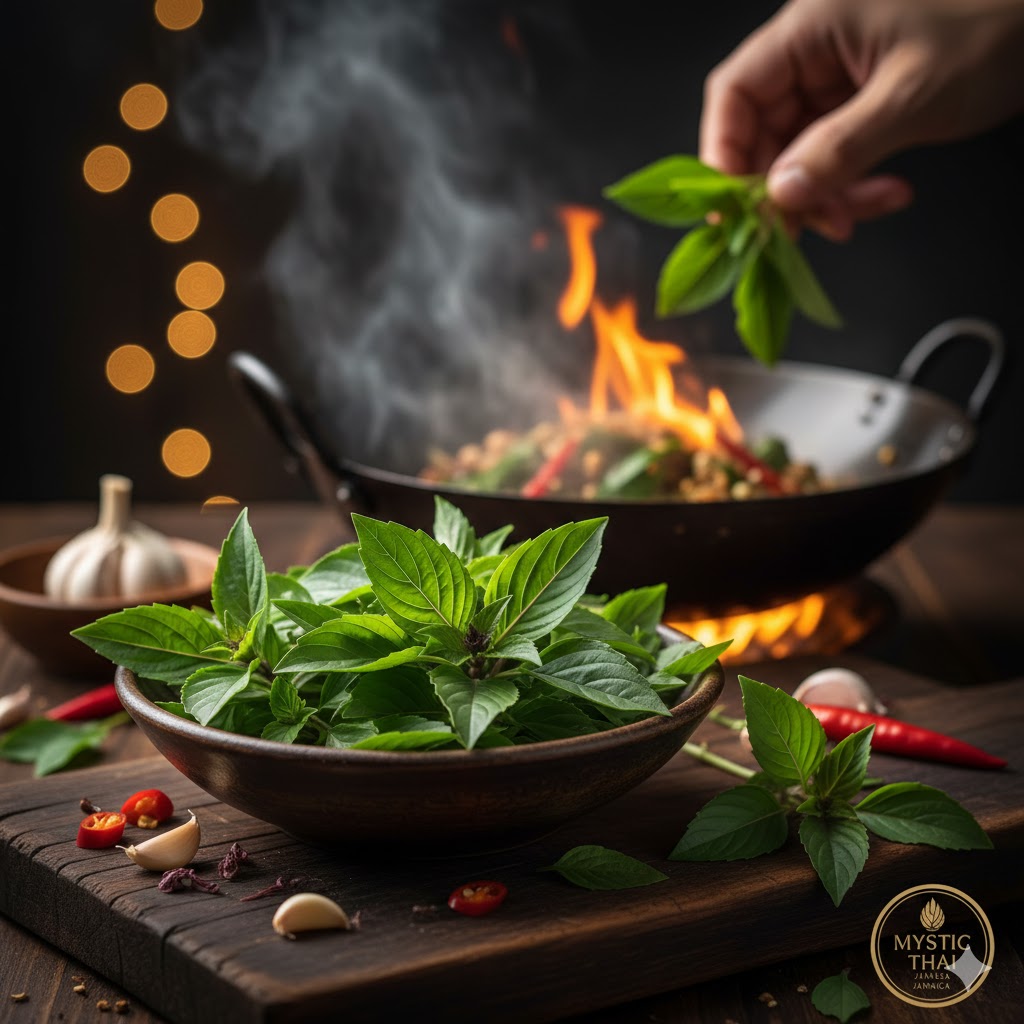 The Magic of Holy Basil: Why This Herb Makes Thai Food Taste “Alive”