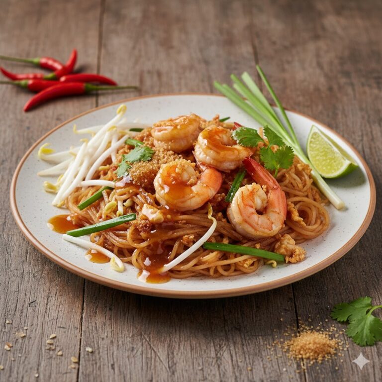 Balanced Thai dish showing harmony of sweet, sour, and spice