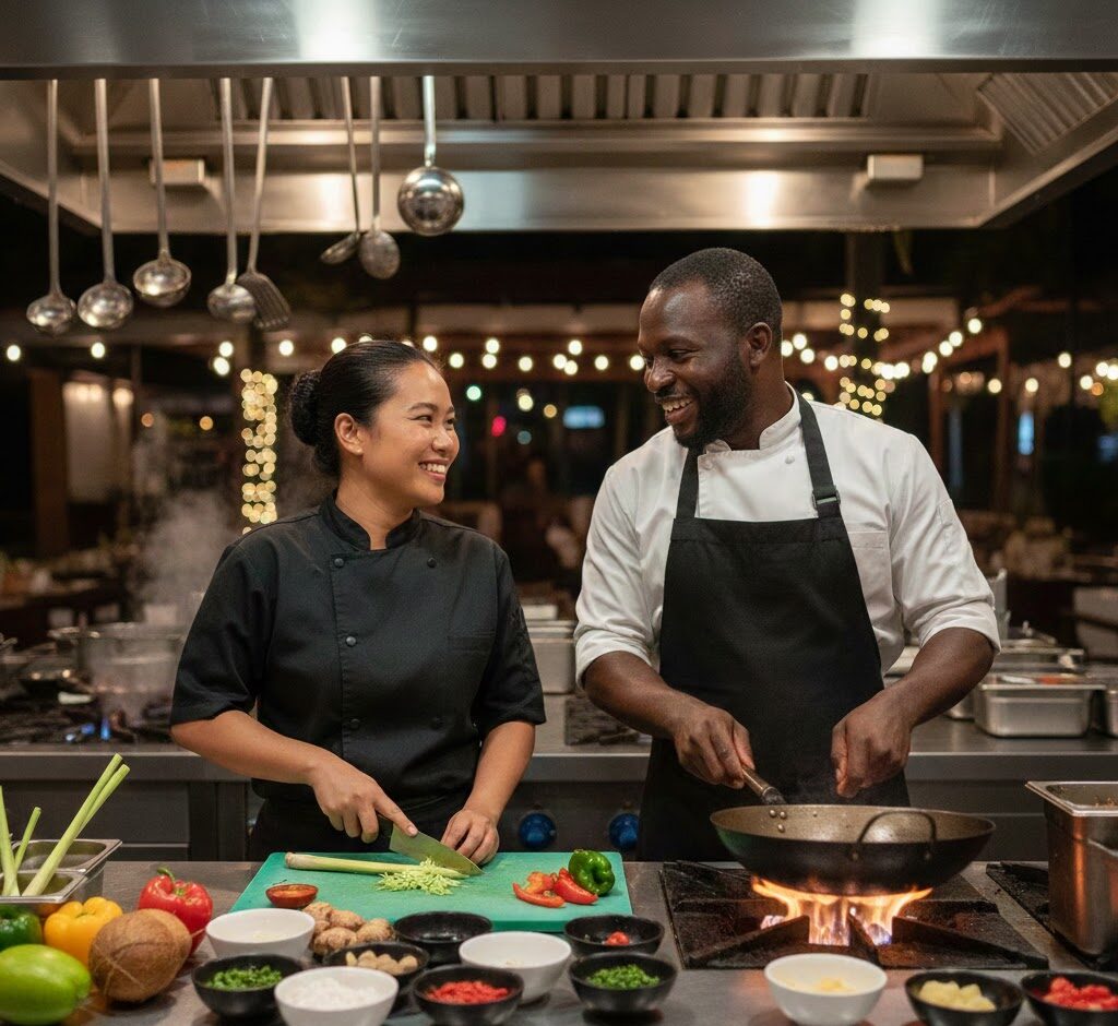 When Island Cultures Cook Together: Thai Balance Meets Jamaican Boldness