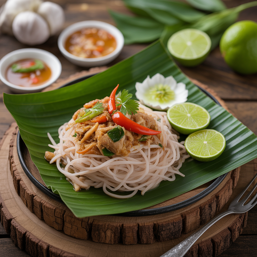 Thai meal served in balanced portions at Mystic Thai Jamaica